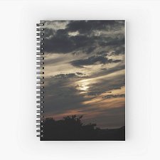 Sunset Spiralbound Notebook