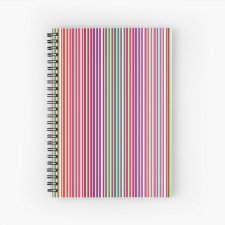 Stripes / Barcode Spiralbound Notebook